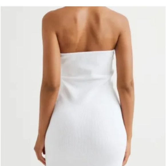 H&M White Tube Dress - Picture 2 of 3